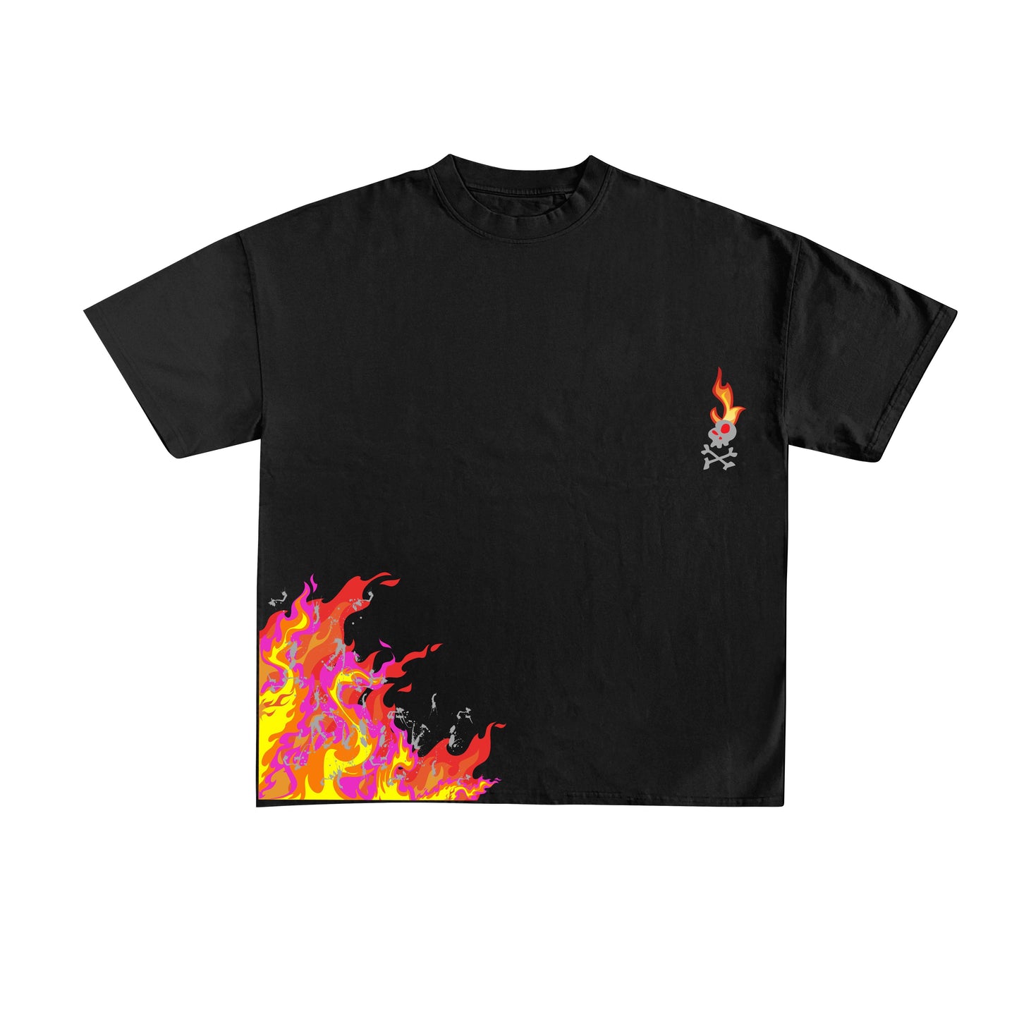 Fire Tee Shirt - Black